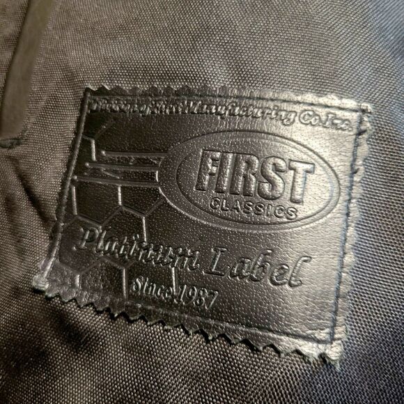 First Classics Platinum Label Leather Motorcycle Vest Sz XXL Black Carry/Conceal - Picture 9 of 16